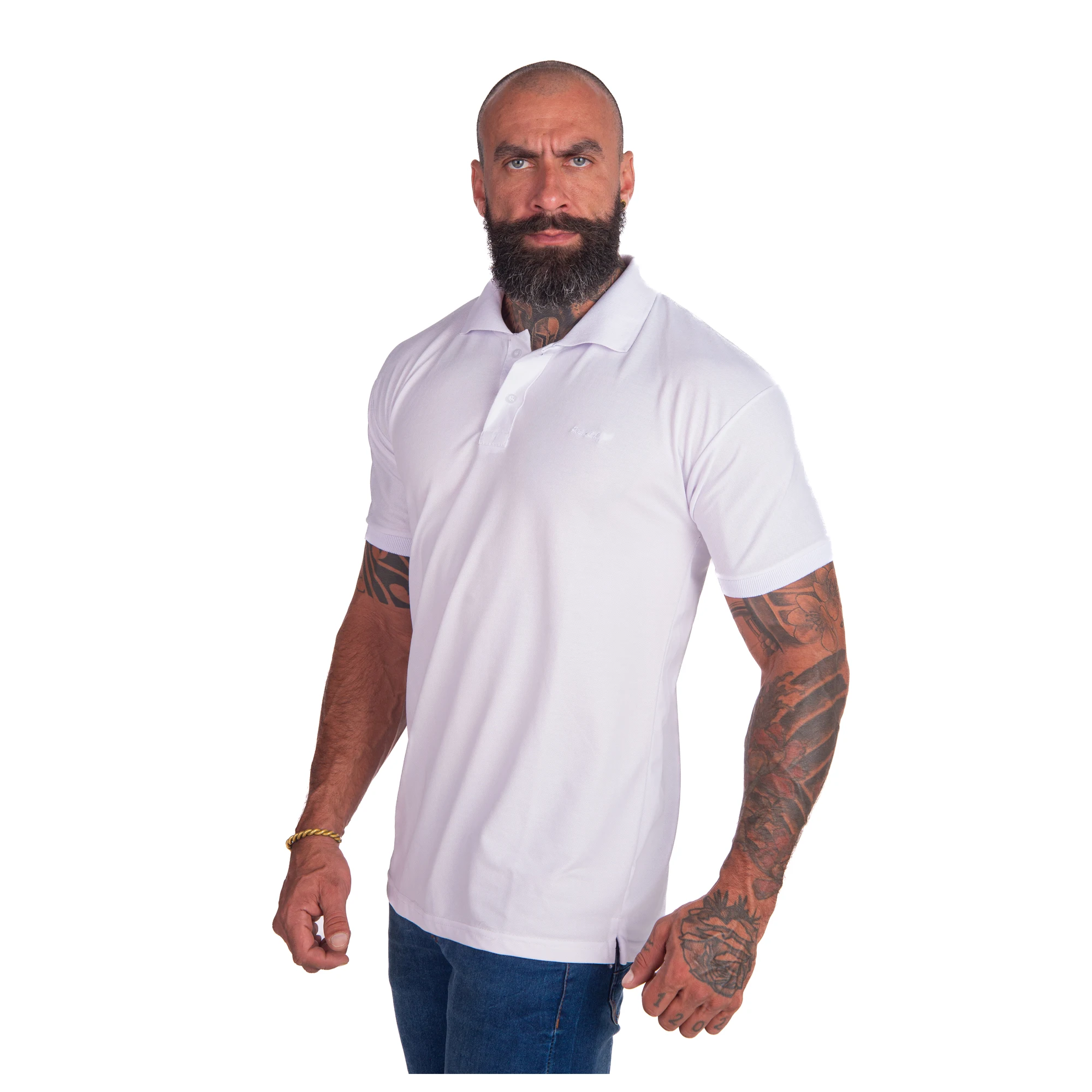 Kit 5 Polos Color White