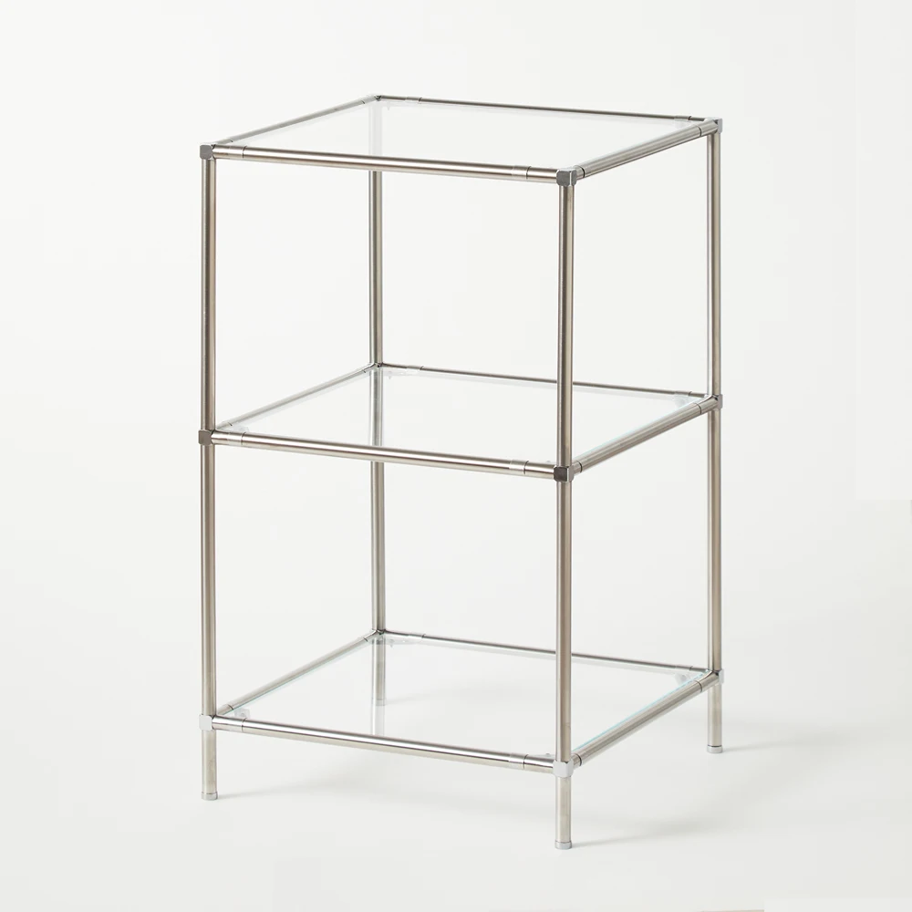 01_400X400 / Baran Square / 3 Transparent Glass Sheets Included