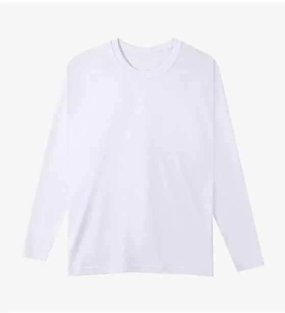 Long-Sleeved White Shirt