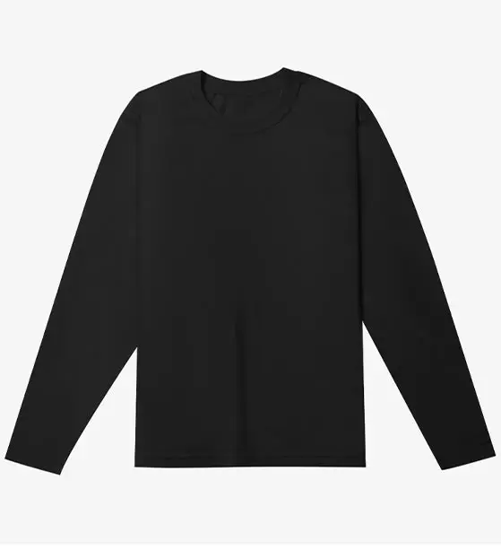 Long-Sleeved Black Shirt