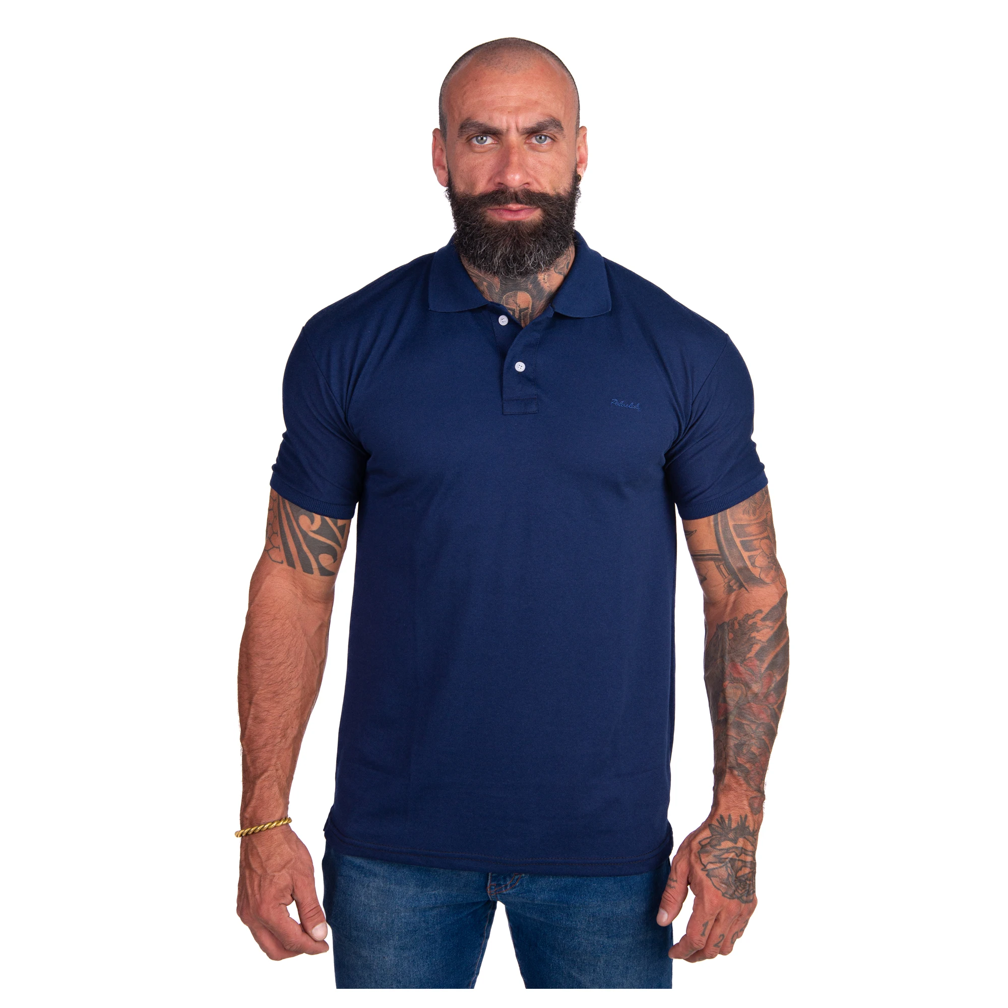 Kit 5 Polos Navy Blue Color