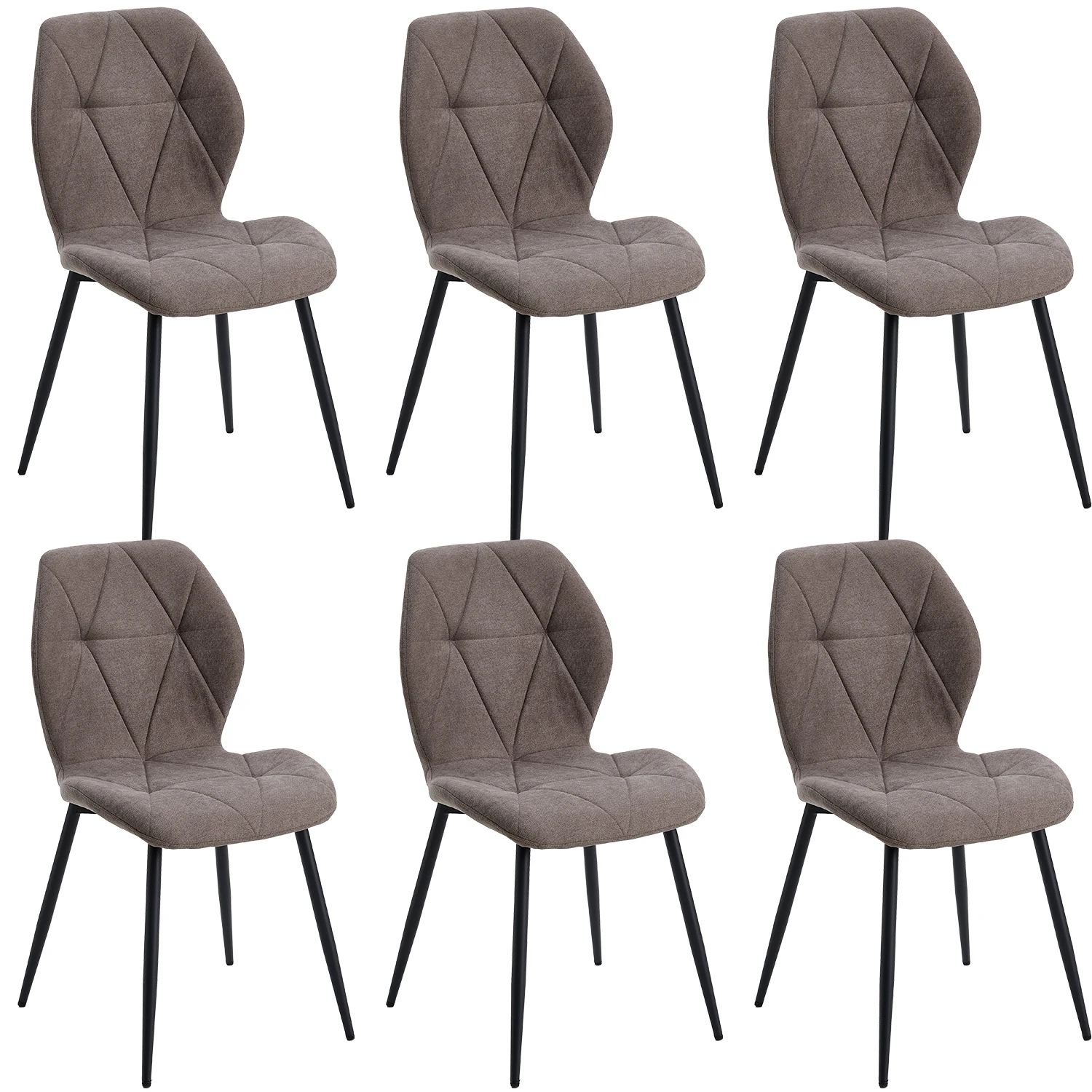 6PCS-Brown