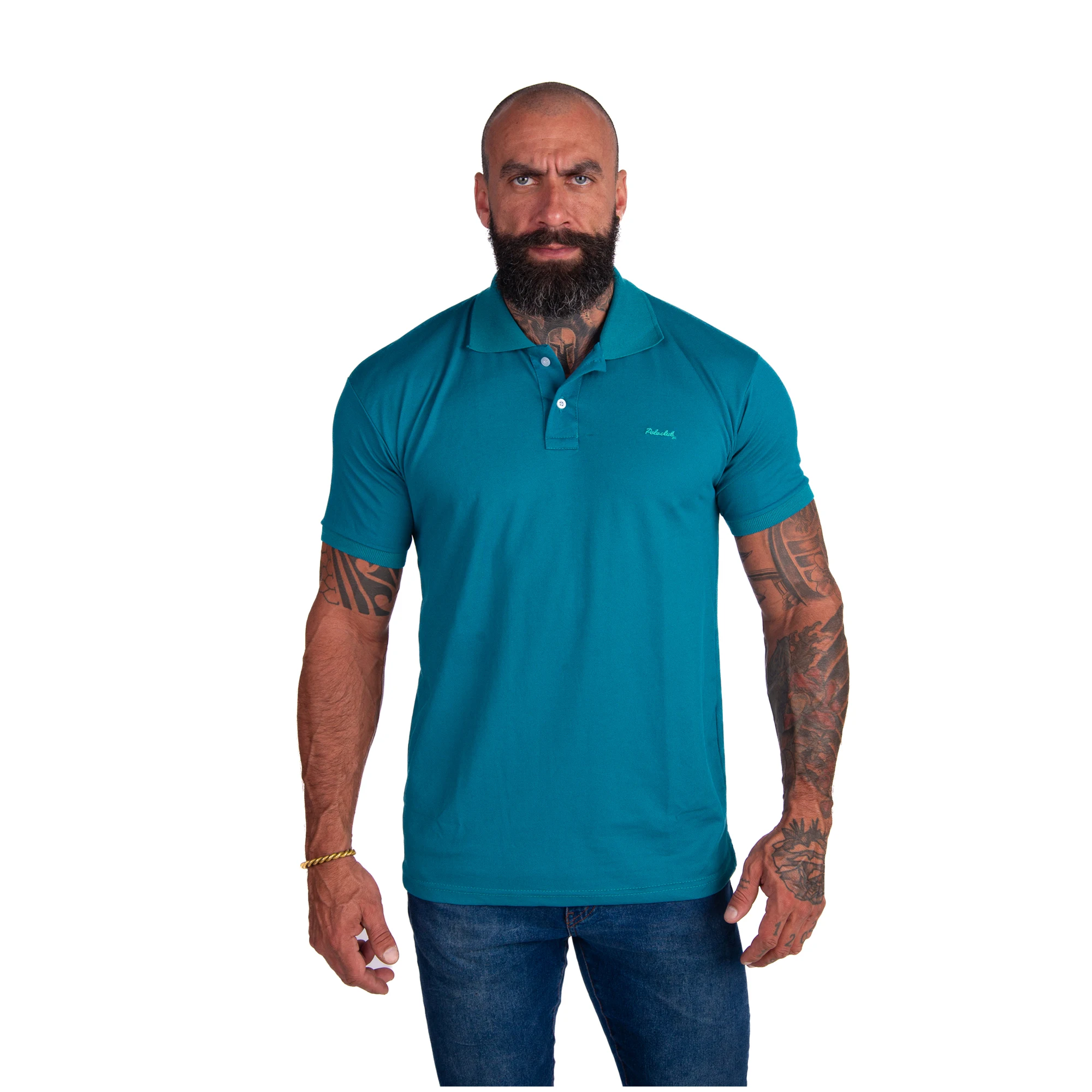 Kit 5 Polos Green Color