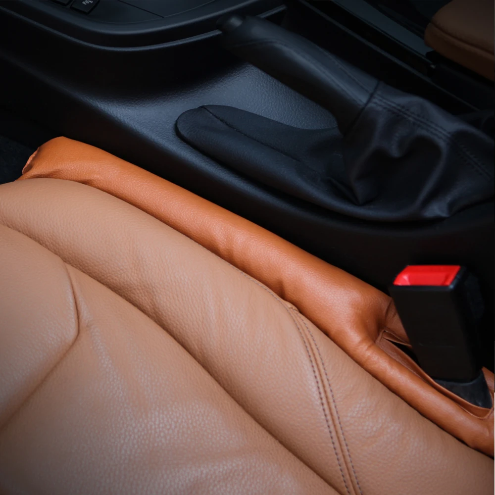 Car Leather Niche Cushion 1 + 1 Brown