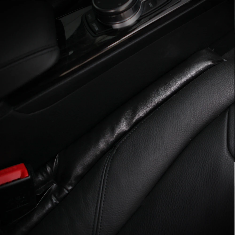 Car Leather Niche Cushion 1 + 1 Black
