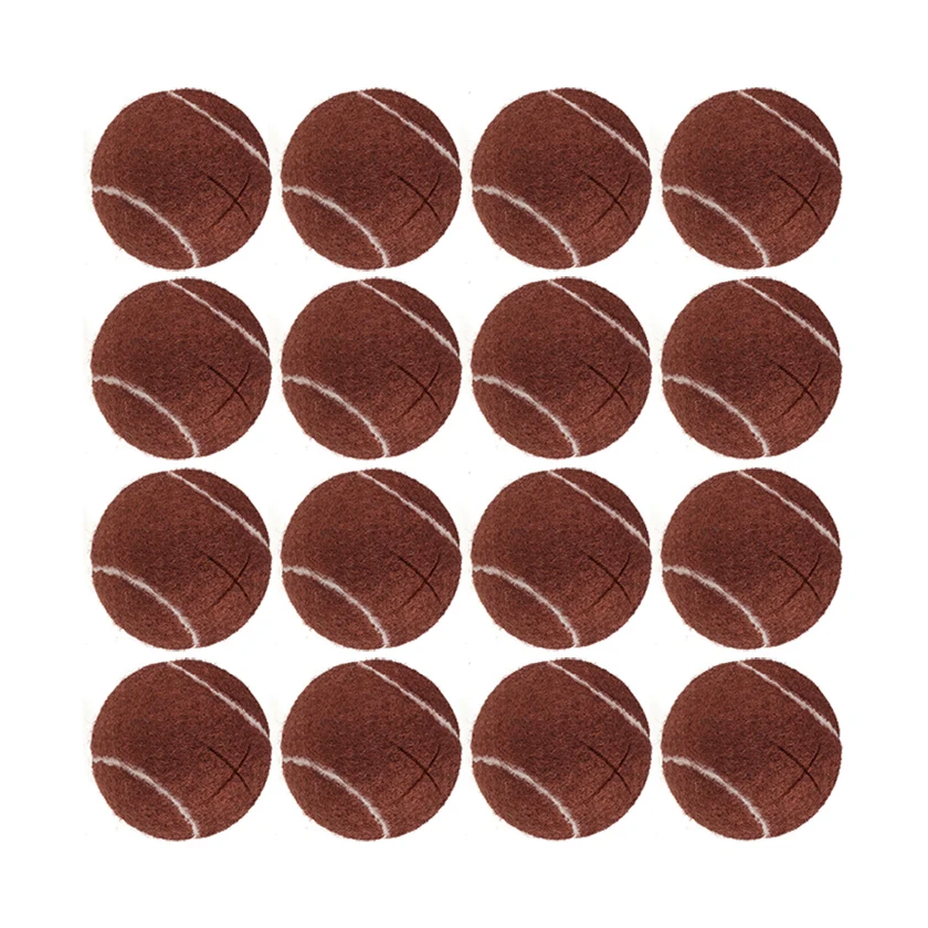 Tennis Ball Furniture Foot Cover Brown 16 Pieces
