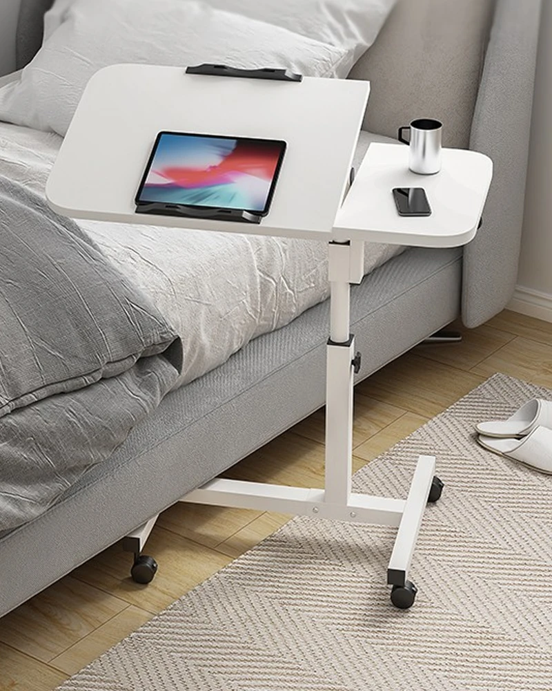 White Double Table (40+20)*40Cm