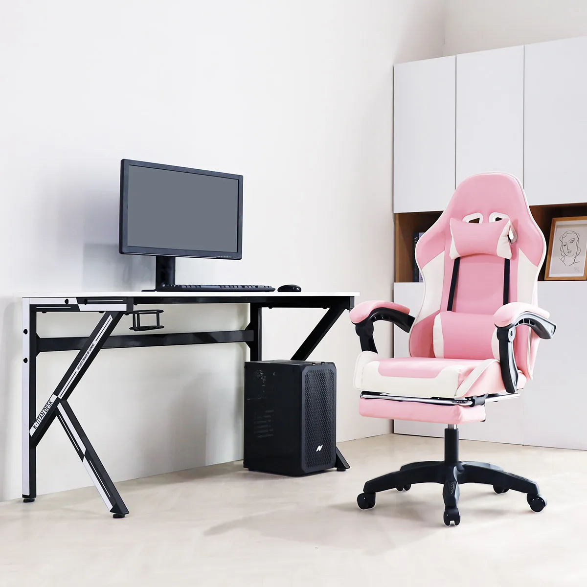 Black+Pink (Footrest O)