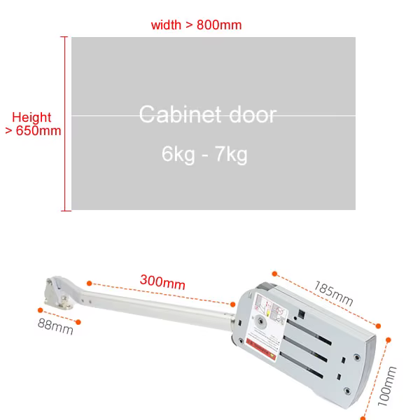 Folding up door support Hydraulic buffer support rod for cabinet door Pneumatic rod for kitchen wall cabinet Stop at will