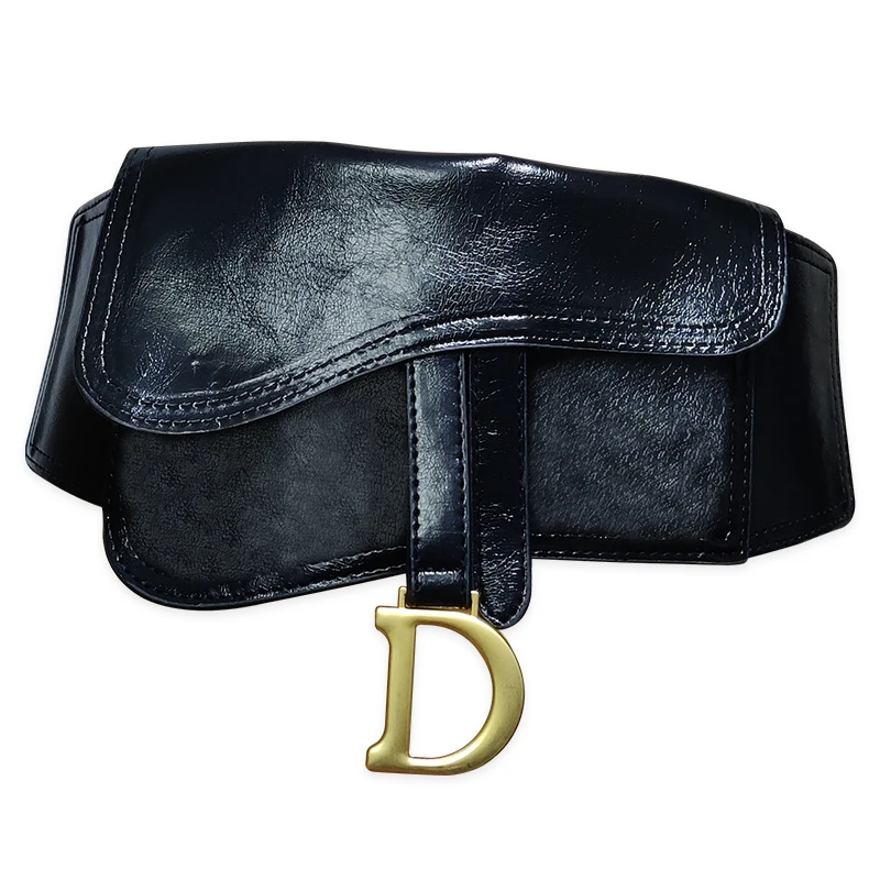 Plus Size Luxury Belts For Women Elastic Wide Corset Belt Female Waist Big Stretch Cummerbunds D Letter Coat Dress Waistband