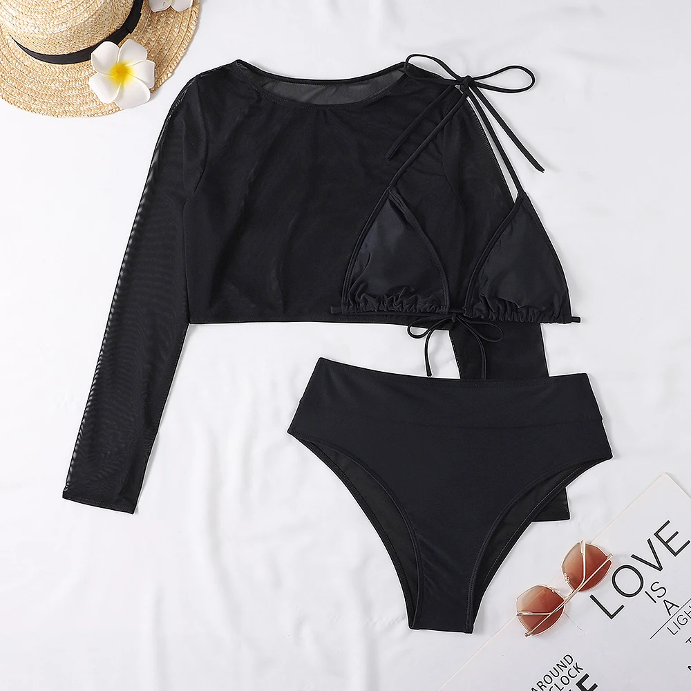 black high waist