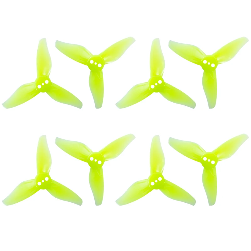 GEMFAN 2023 2x2.3x3 2 inch 3-Blade CW CCW Propeller 3 holes 1.5mm Center Hole Diameter for RC FPV Racing Freestyle Drones DIY
