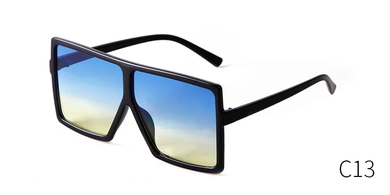 Vintage Oversized Sunglasses Women XL Large Square Sun Glasses Mens Female Fashion Brand Design Black Big Eyewear 26 Colors S302