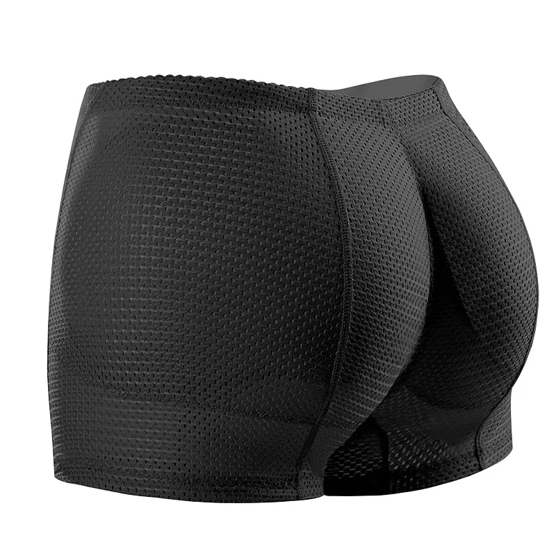 Wechery Hip Curve Builder Padding Panties Hip Pads Butt Lifter Women Control Panties Sexy Boyshorts Shapewear Breathable Nude