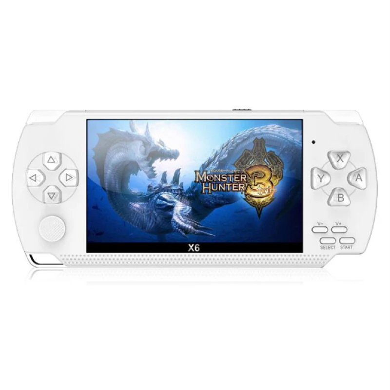 4.3-inch Screen Game Console For PSP Game Console Handheld Game Players 8G Built-in 10,000 Games Support 8/16/32/64/128 Bit Game