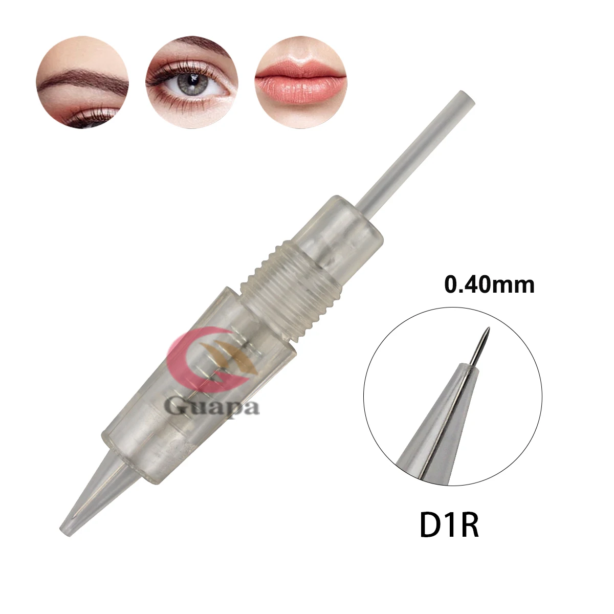 10/50pcs Professional Cartridge Tattoo Needles 0.30mm 1RL Disposable Tattoo Needles Permanent Makeup For Rotary Tattoo Machine