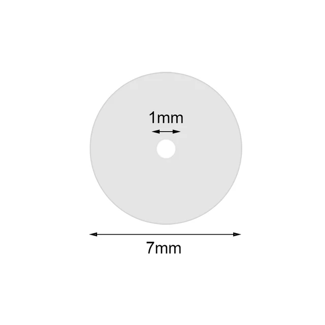 AOEDEJ 6-200P Silicone Piercing Healing Discs Anti Invagination Flexible Anti Hyperplasia Piercings Hole Care Accessories Disc
