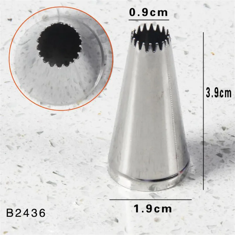 30 styles Cake Nozzle Stainless Steel Icing Piping Nozzles Cream Beak Pastry Puff Cream Injector Cake Decorating Tool Tulip Rose