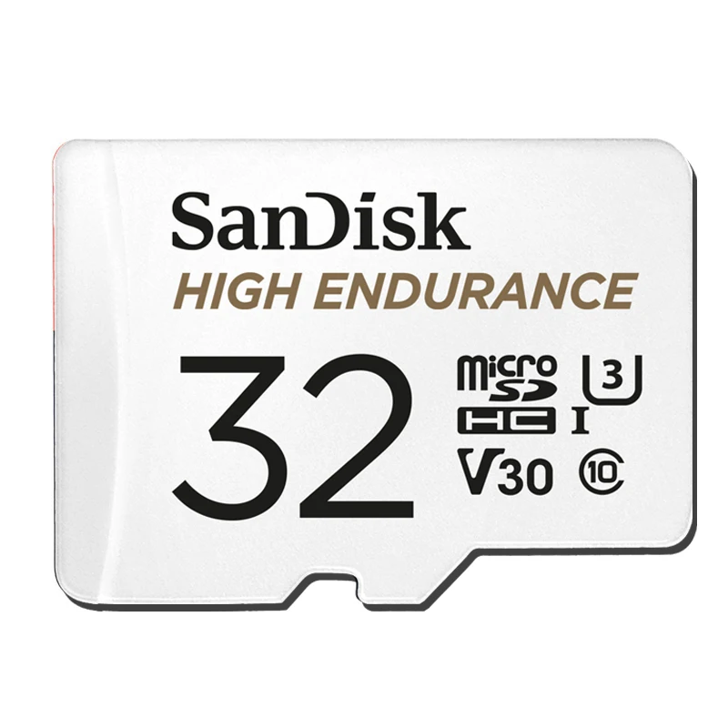 SanDisk MAX ENDURANCE Micro SD Card 32GB 64GB 128GB 256GB High-speed Reading and Writing Video Surveillance U3 V30 4K for Drones
