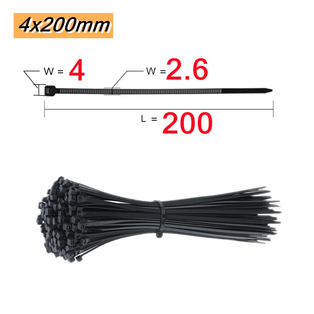 4x200(black) 100pcs
