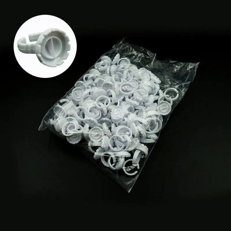 100pcs White Round