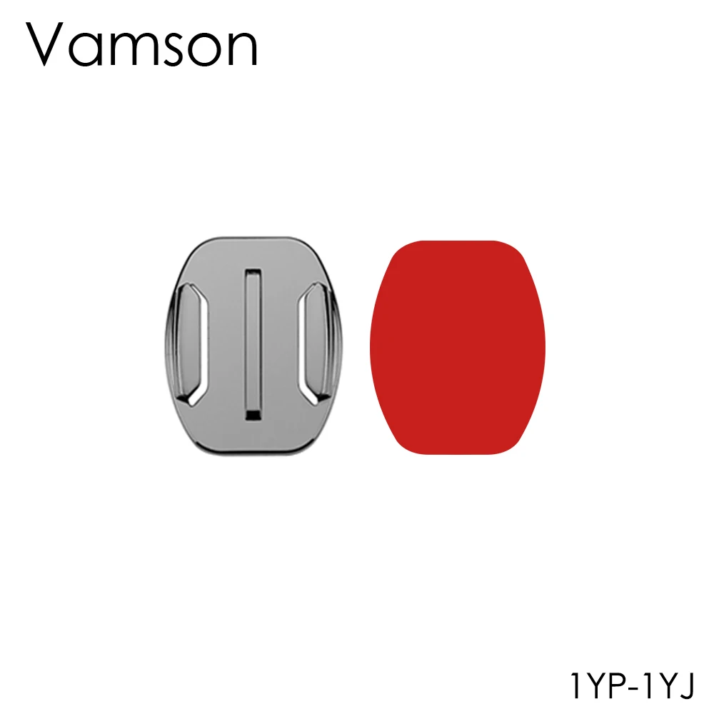 Vamson Adhesive Mounts 3M Sticky For GoPro Hero 12 11 10 9 8 7 6 5 For DJI OSMO for Insta360 X3 ONE X2 Curved Flat Mounts VP106