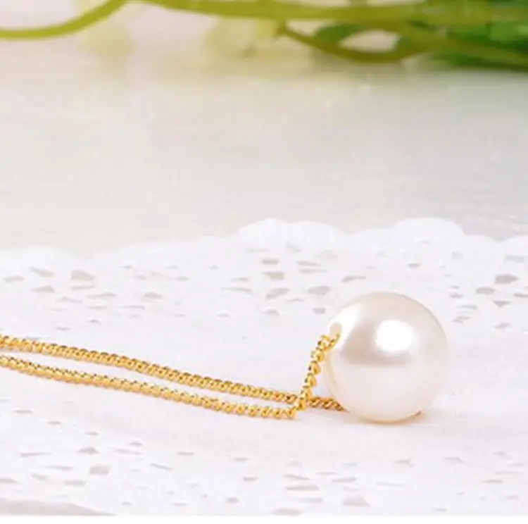 Korean Decoration Simple Wild Pearl Temperament Short Necklace Modern Pearl Ball Necklace Gift Wedding Accessories Necklace