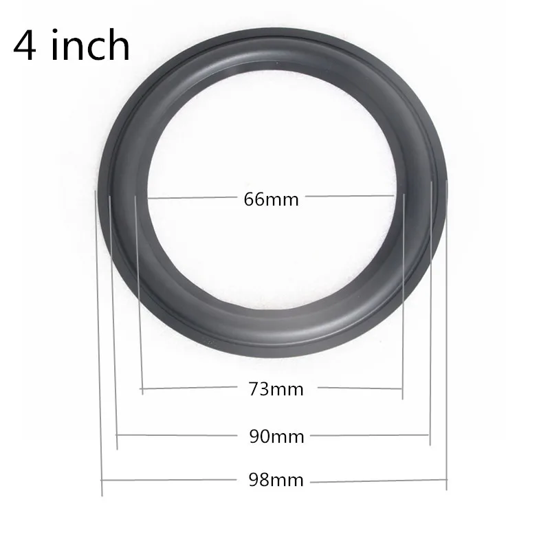 4/5/6.5/8/10/12 Inch Speaker Rubber Surround Edge Sponge Speaker Parts Accessories Audio Active Speakers