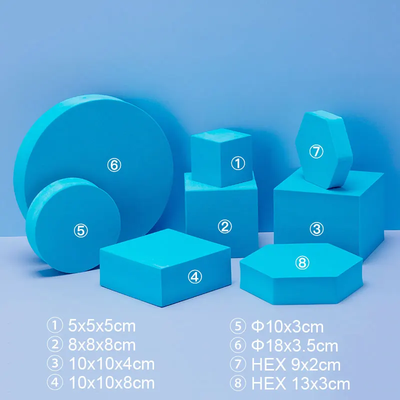 Lake blue 8 pcs