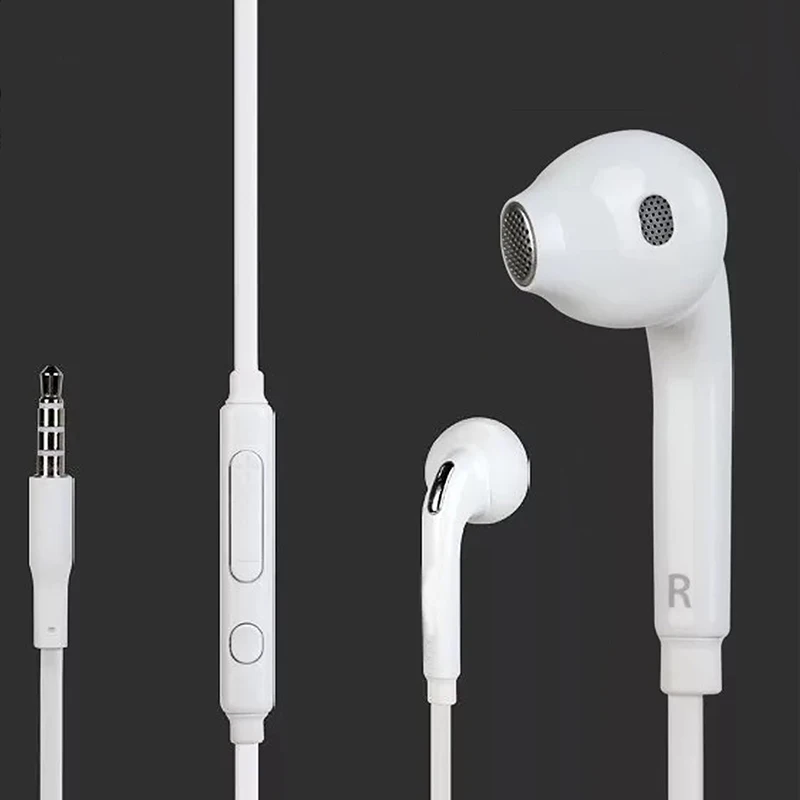 3.5mm jack Headset Earphone Mic Remote Volume Control for Samsung Galaxy S6 Edge S5 S4 Note 5 4 3 Handfree Headphone Earbuds