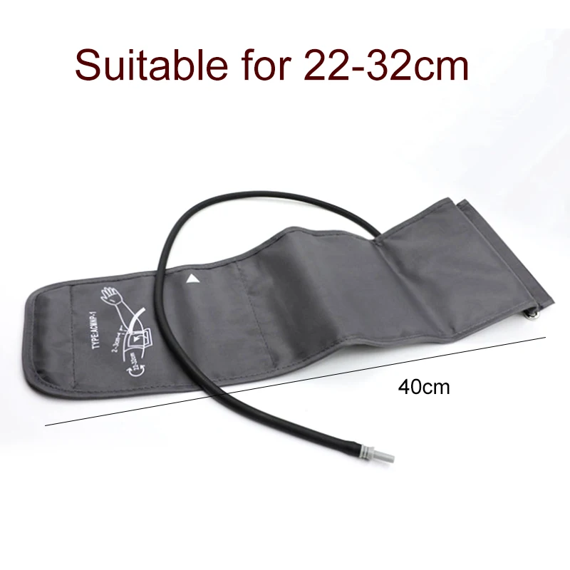 1pcs Adult Arm Blood Pressure Cuff Belt 22-32cm Tonometer Sphygmomanometer Upper Cuff For Arm Blood Pressure Monitor Meter