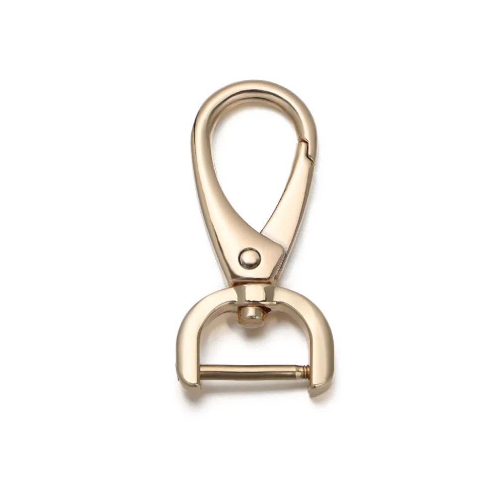 Hot New Metal Detachable Snap Hook Trigger Clip Buckles for Leather Strap Belt Keychain Webbing Pet Leash Bag Sewing Accessories