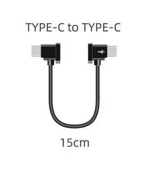 1Pc TYPE-C to Lightning/TYPE-C/Micro-USB Data Cable 15/30cm Smartphone Tablet For DJI MINI 3 PRO/MINI 2/POCKET 2/MAVIC AIR 2s
