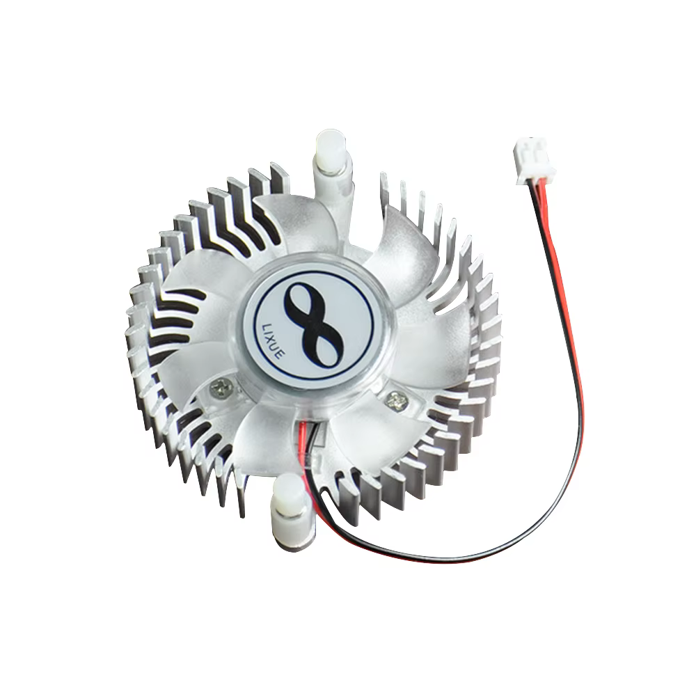 DC 5V 12V Aluminum Alloy Heatsink with Fan High Power Led Heat Dissipation Fan for DIY Desktop PC 5W 10W Cooling Cooler