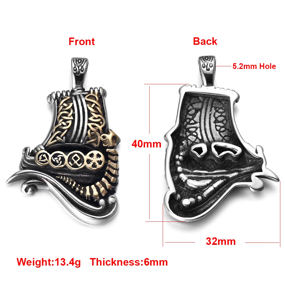 Gold Viking Boat A