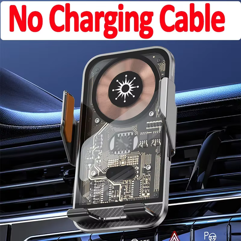 30W Car Wireless Charger Auto Car Mount Phone Holder For iPhone 14 13 12 Samsung Xiaomi Infrared Induction Fast Charging Stand