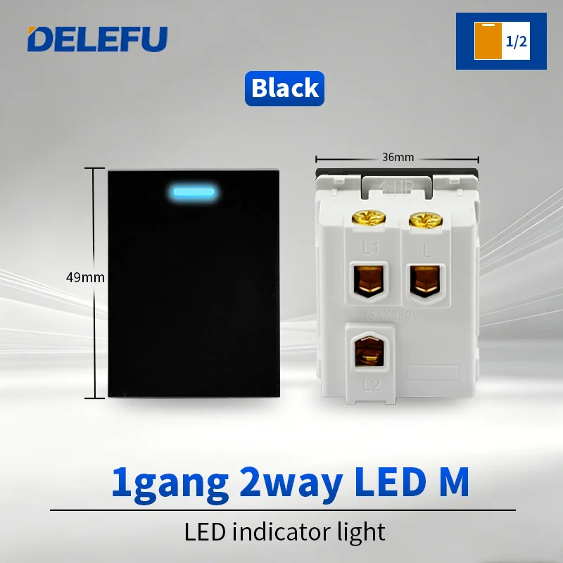 1gang 2way LED M