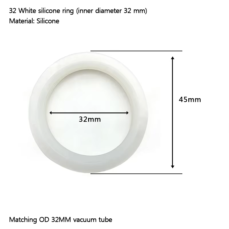 32mm Silicone White