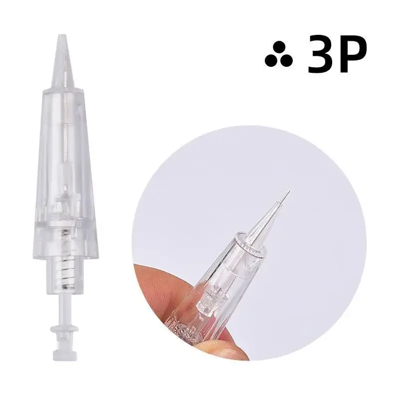 10PCS Derma Pen Bayonet Cartridge Replacement Needles Tattoo Eyebrow Lip Needles For MYM M7 N2 A1 A6 Nano Permanent Makeup Tools