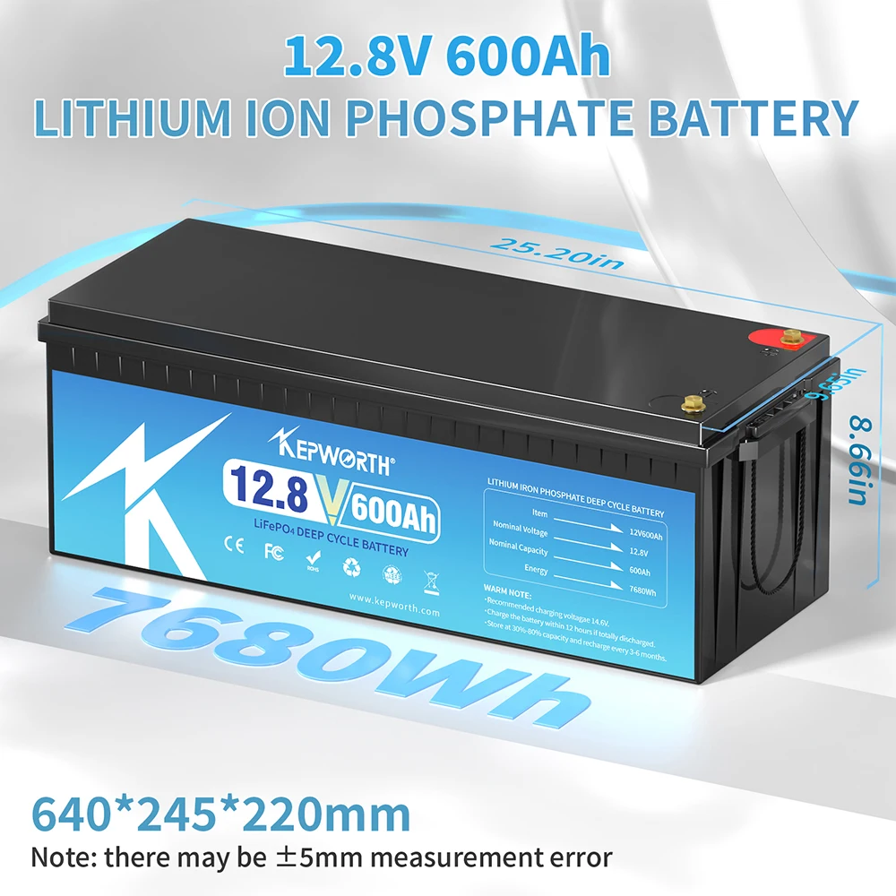 12V 600Ah
