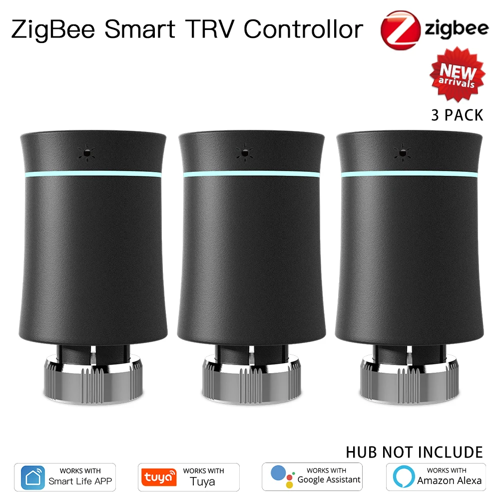 3PCS Black Valve