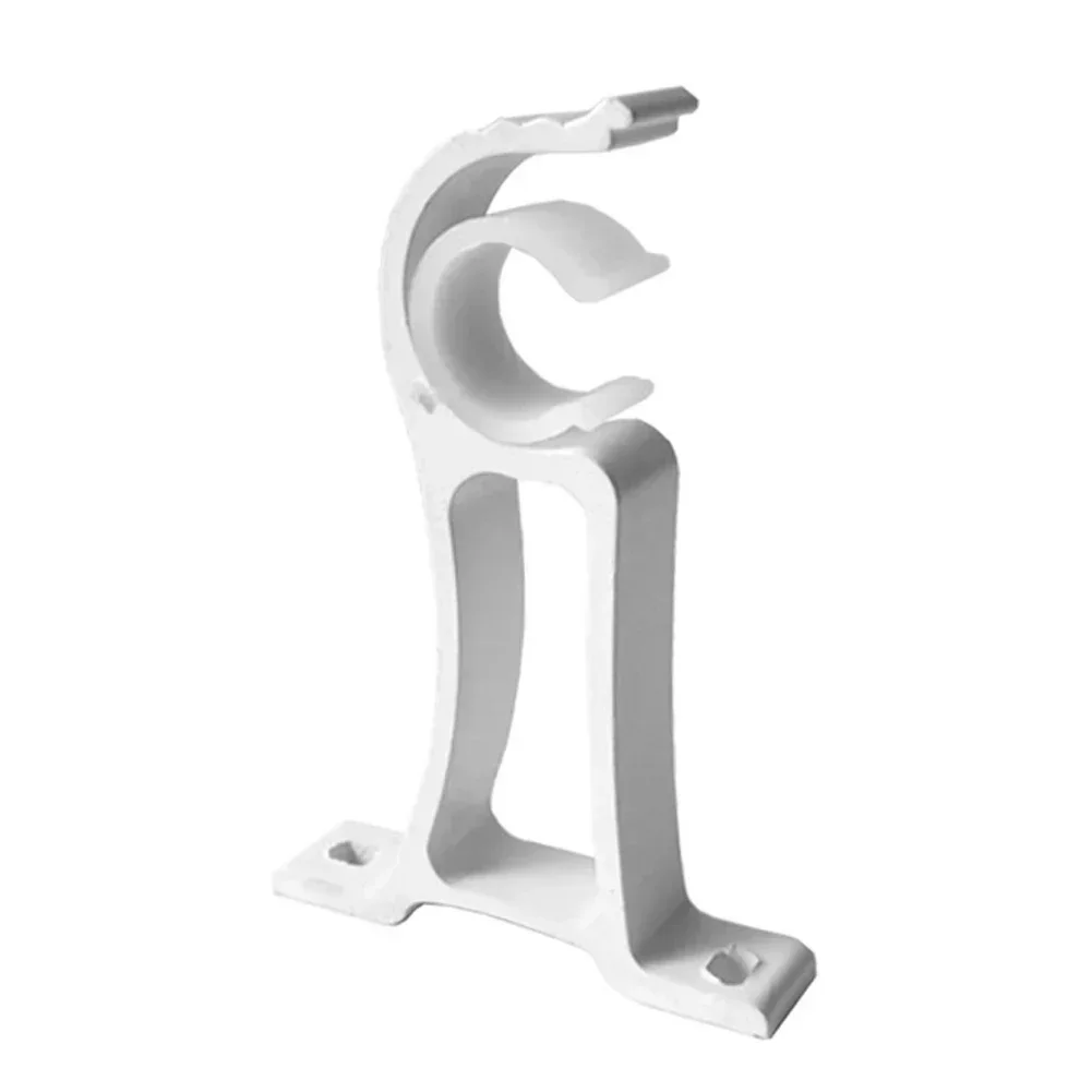 Curtain Rod Bracket Hooks Brackets Ceiling Holders Double Rods Window Holder Wall Shower Alloy Hanger Walls Hook Mount Aluminum