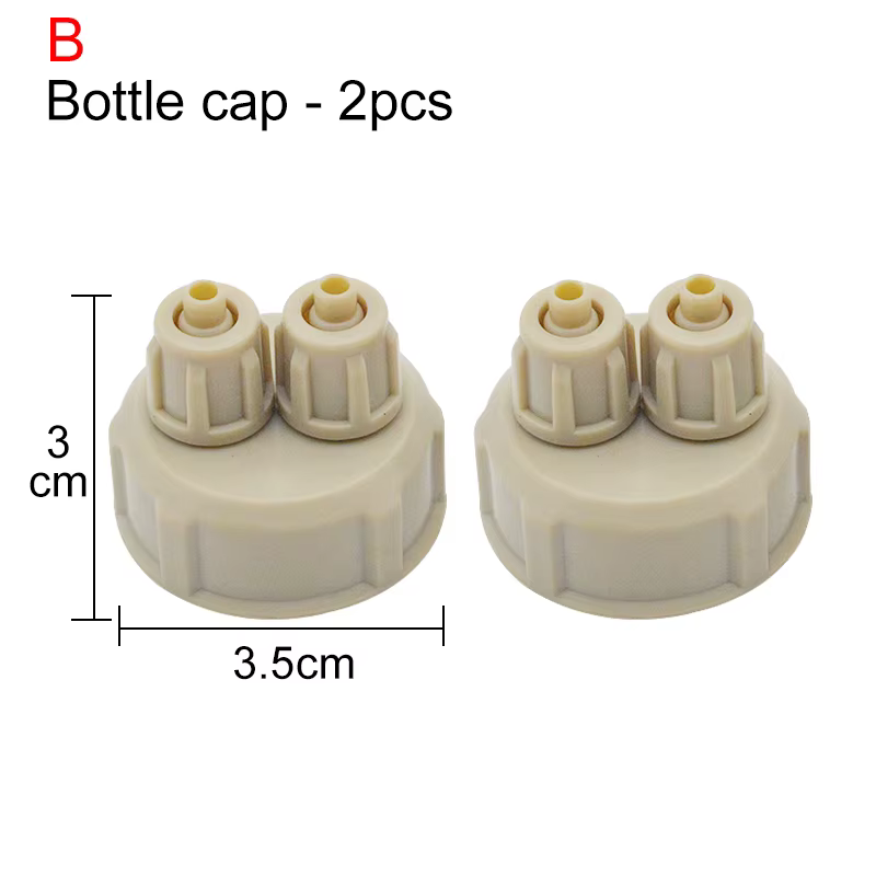 B bottle cap 2pcs