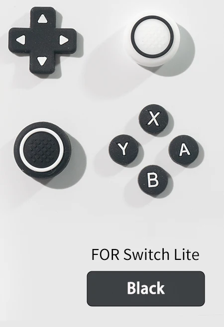 Eco-friendly Silicone for switch Lite, Protective Caps for Buttons & Joysticks, Multiple colors available AKSW-152