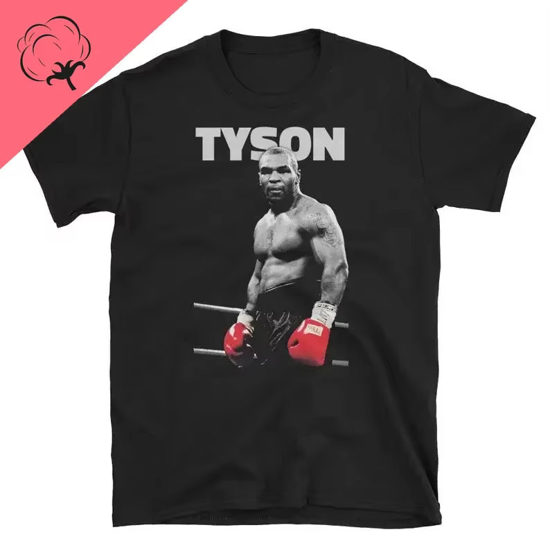 Iron Mike Boxing Champion  Tyson Fashion  Fan 100%cotton T-shirt. Summer O-Neck Short Sleeve Mens T Shirt New