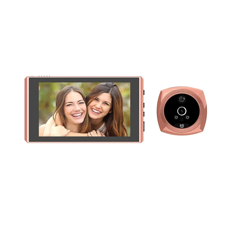 Door Viewer Video Peephole Camera Motion Detection 4.3" Monitor Digital Ring Doorbell Video-eye Security Voice Record