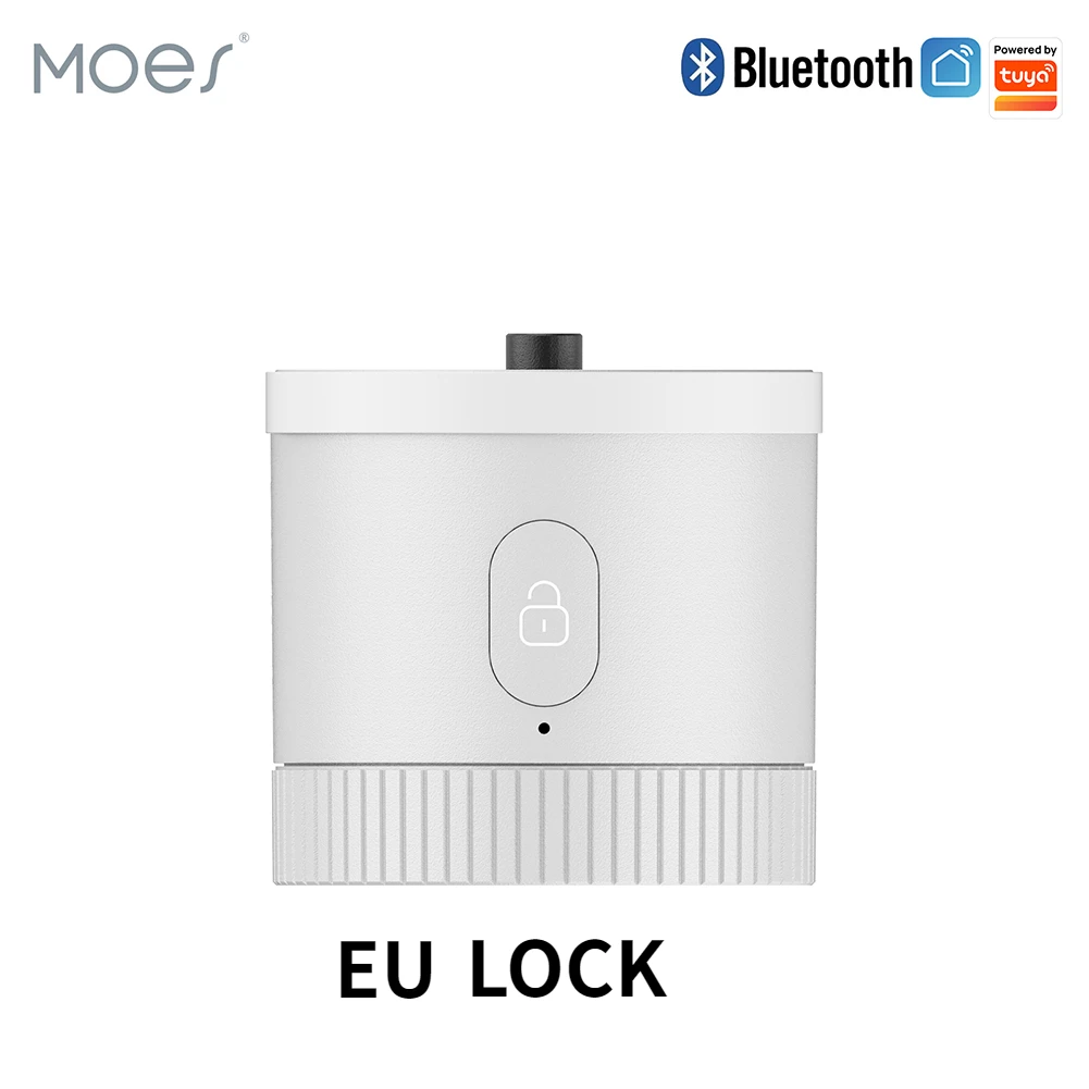 MOES Bluetooth Door Lock Bank-grade AES128 TLS Encryption Sensor Unlocking Tuya Smart APP Remote Voice Control Alexa Google EU