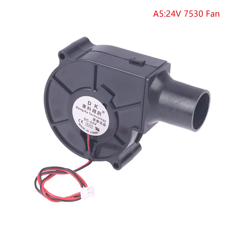 7530 Smelting Metal Fan Portable Air Blower 2500R Centrifugal Radial Air Cooler Metal Fan BBQ Blower Charcoal Cooling Cooler Fan