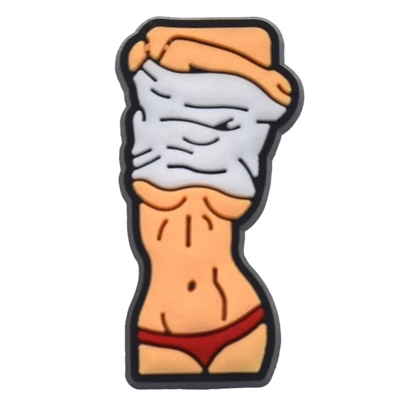 Lady Sexy Bra Shoe Charms for Crocs Sandals Men Clogs Pins Women Badges Girls Jeans Kids Decorations Buckle Shoes Accessories