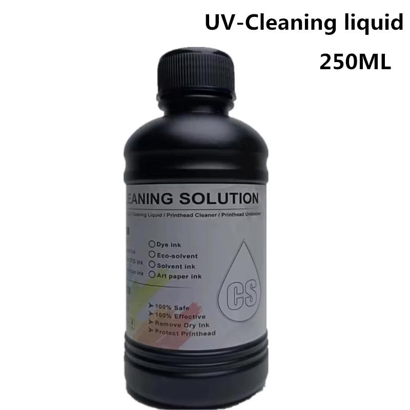 Hard Ink 250ml/Bottle LED UV Ink For DX4 DX5 DX6 Printhead For Epson L800 L805 R1390 R1400 R1410 I3200 1600 Universal UV Printer